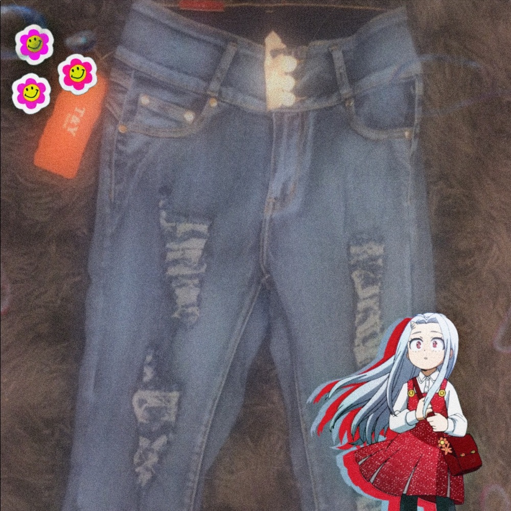 brand new button up jeans